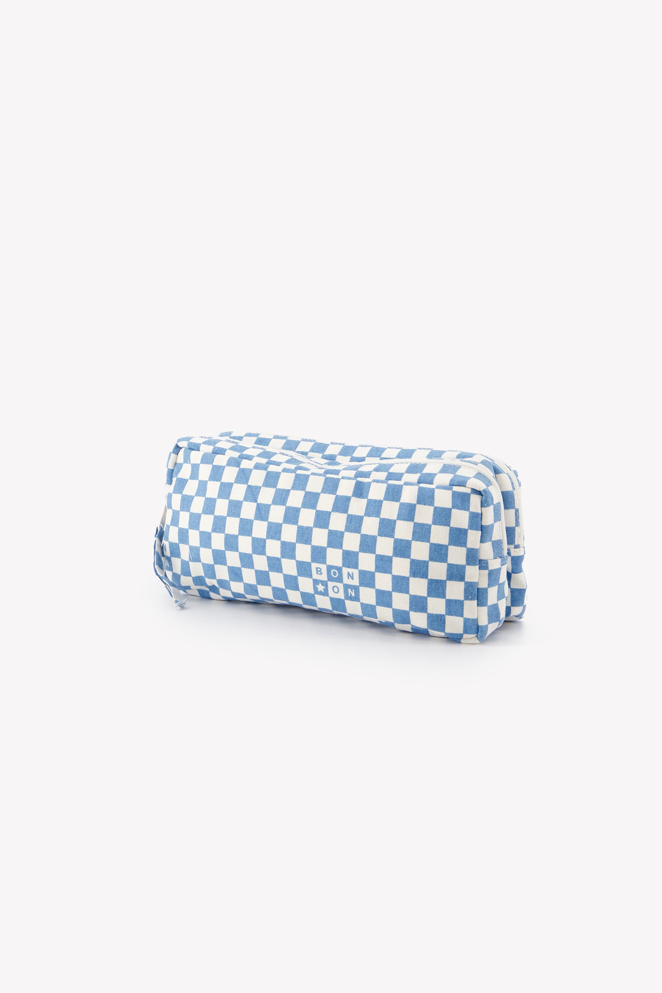 Trousse - Damier bleu