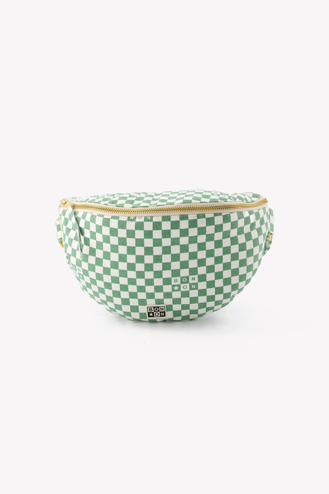 Bum bag - checkerboard Green - Image principale