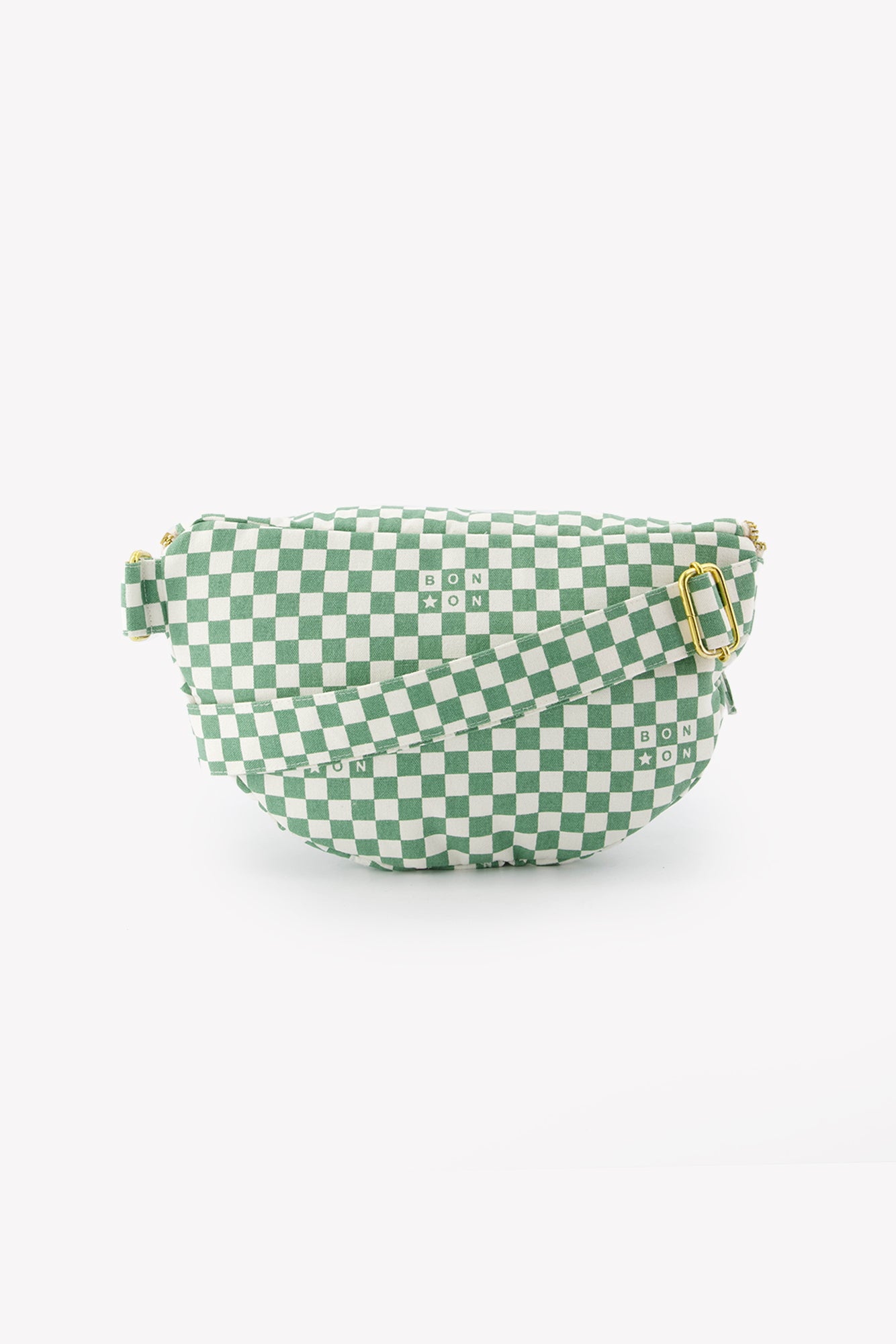 Bum bag - checkerboard Green