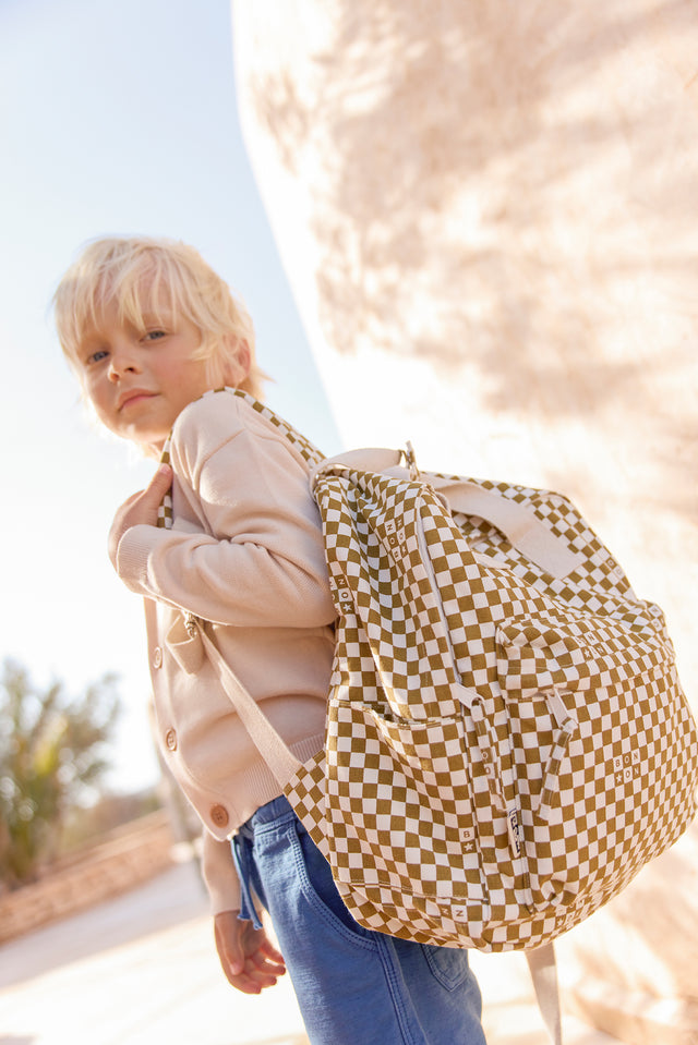 Backpack - Middle damier hazelnut - Image principale
