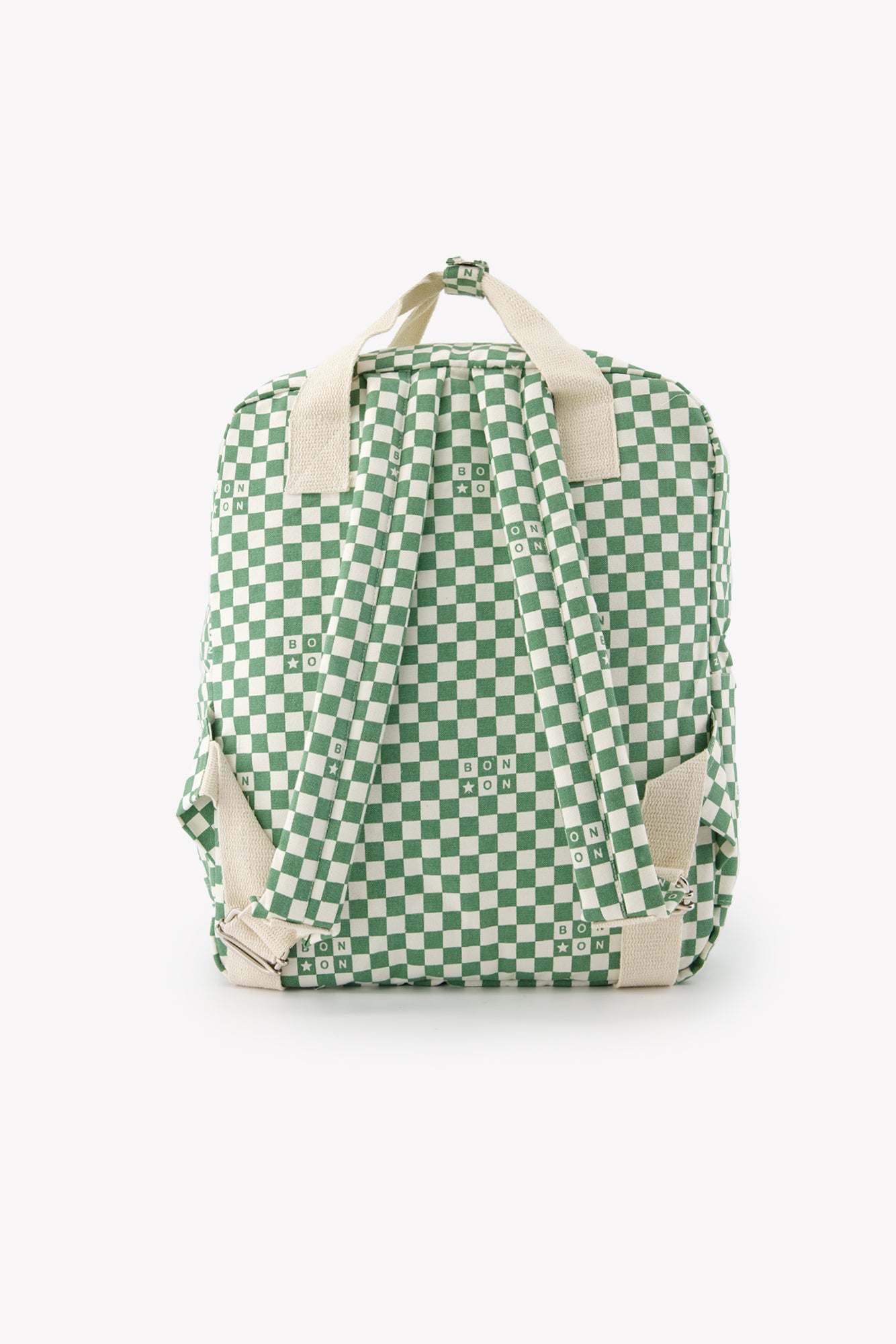 Backpack - Middle checkerboard Green