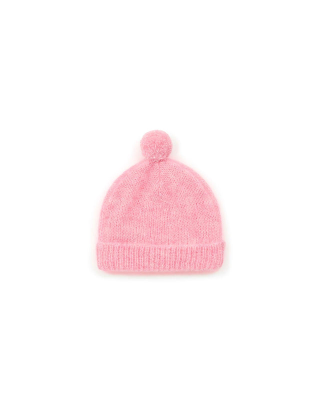 Beanie - Pompom Pink Baby - Image alternative