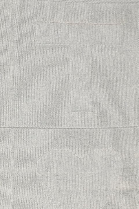 Couverture - patch grise Bébé maille - Image principale