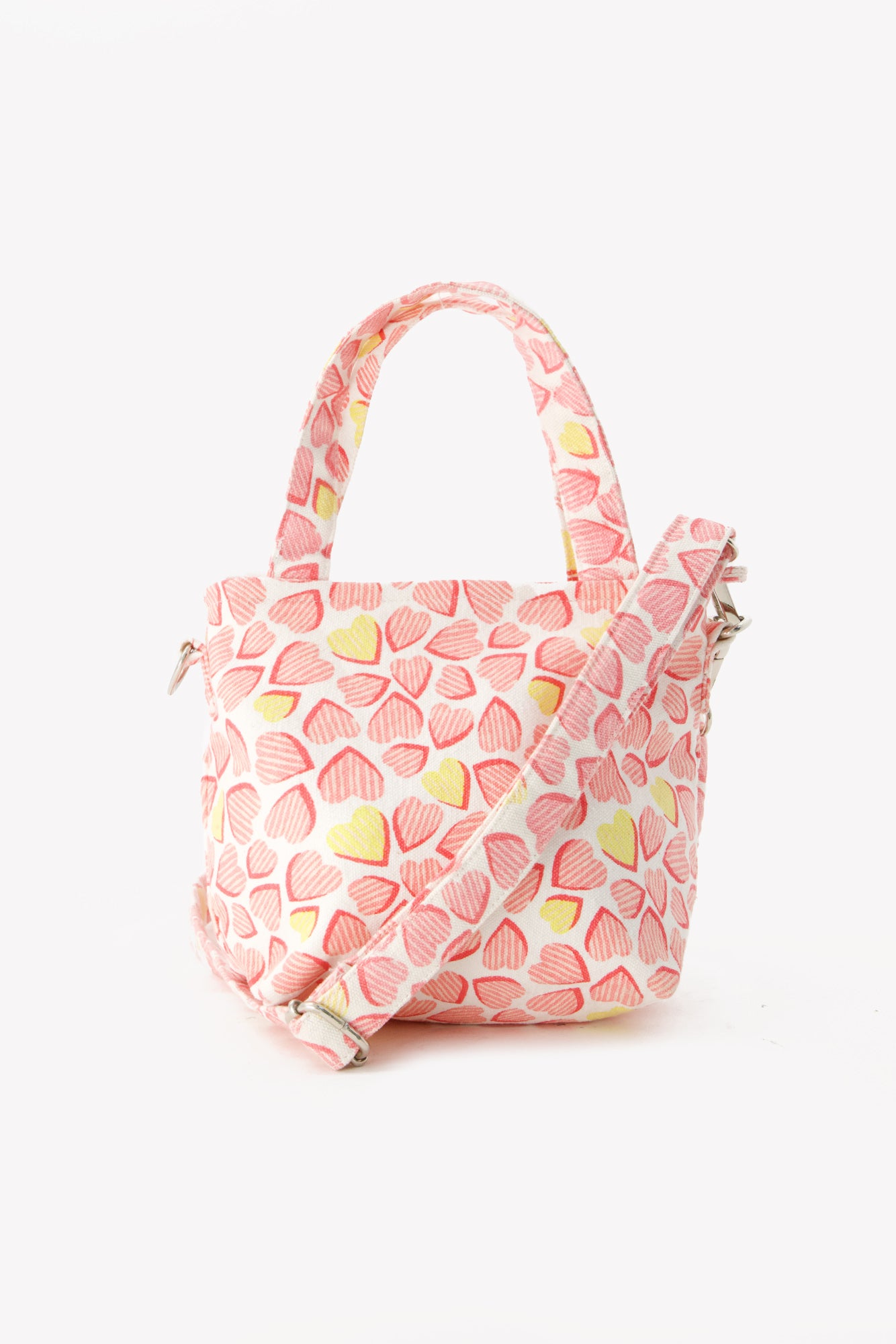 Sac - Chloé rose toile de coton imprimée