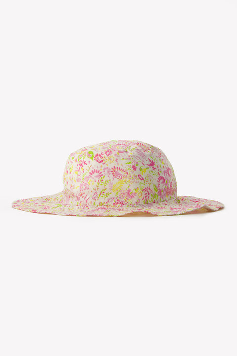 Chapeau - Etretat fleurs voile de coton - Image principale