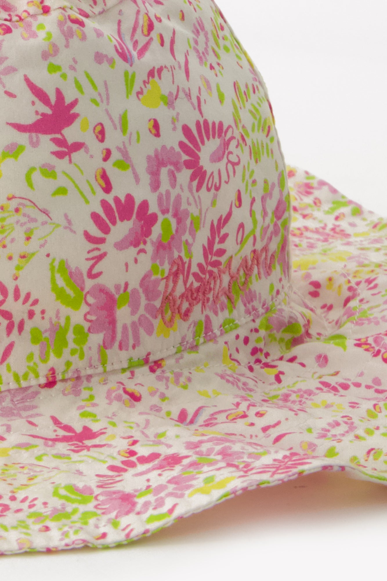 Chapeau - Etretat fleurs voile de coton
