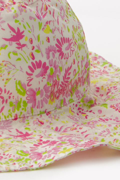 Chapeau - Etretat fleurs voile de coton - Image principale