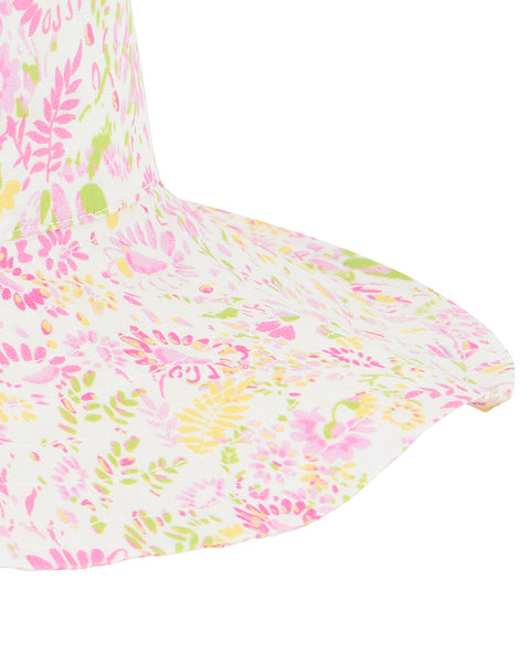 Chapeau - Etretat fleurs voile de coton - Image principale