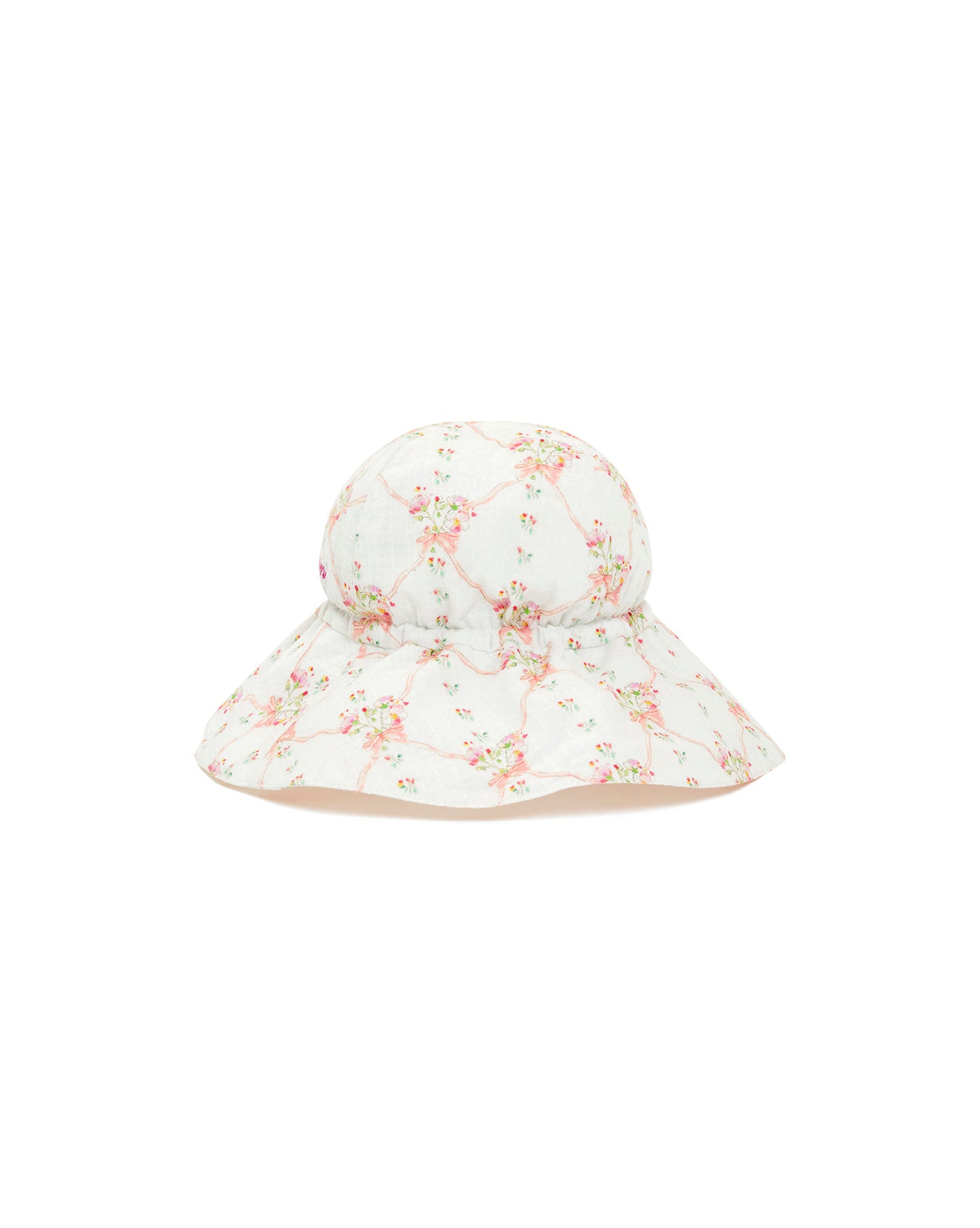Hat - Tsar Pink Cotton shaped Print