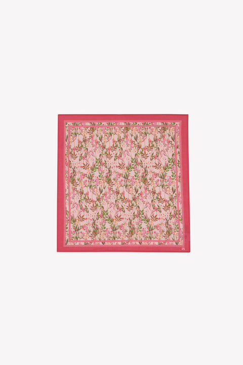 Foulard - Fleur rose clair 50cm - Image principale
