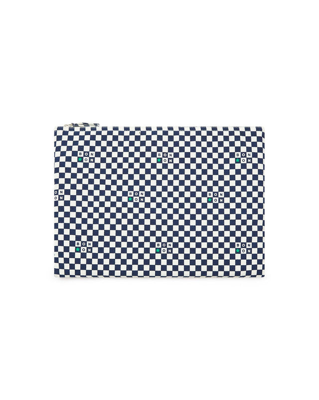 Computer cover - Sacha Damier Blue - Image principale