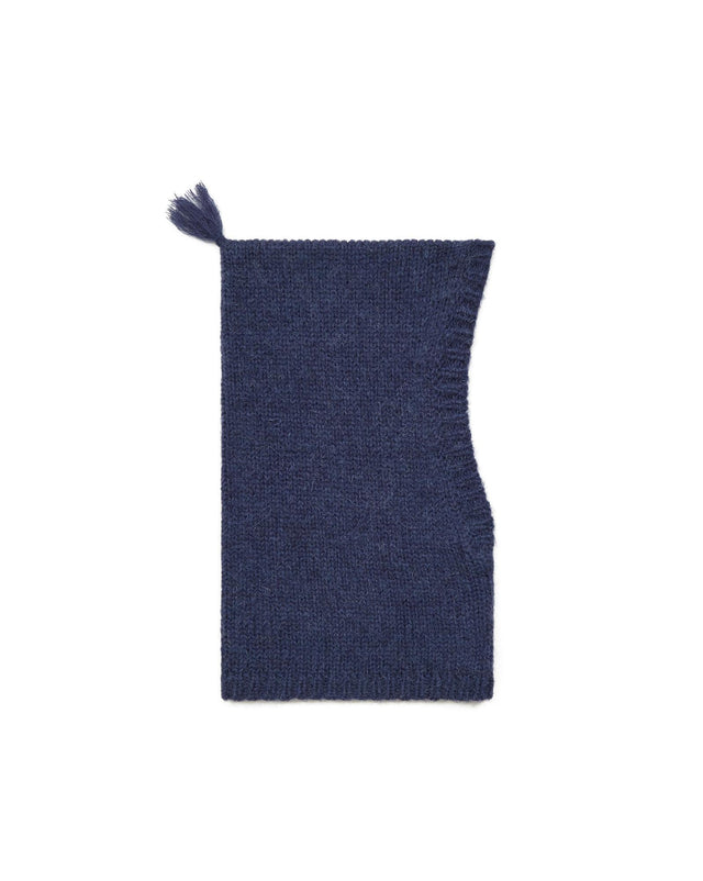 Cagoule - Mulot bleue en maille - Image principale