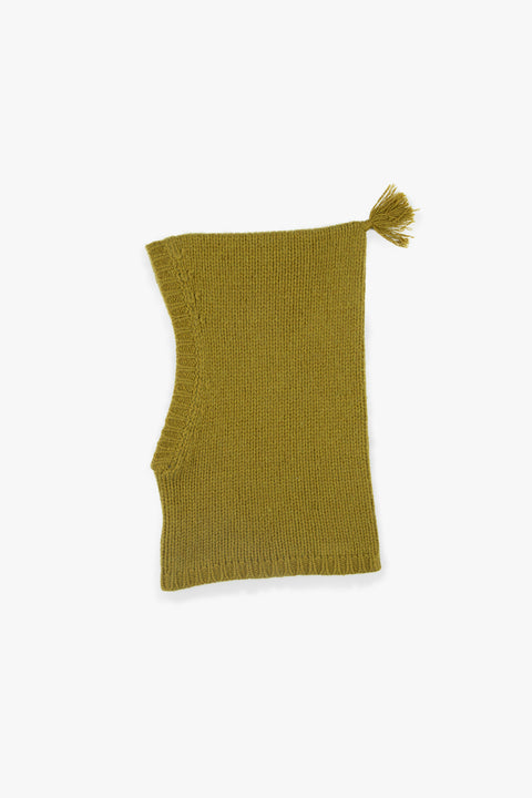 Cagoule - Vert en tricot - Image principale