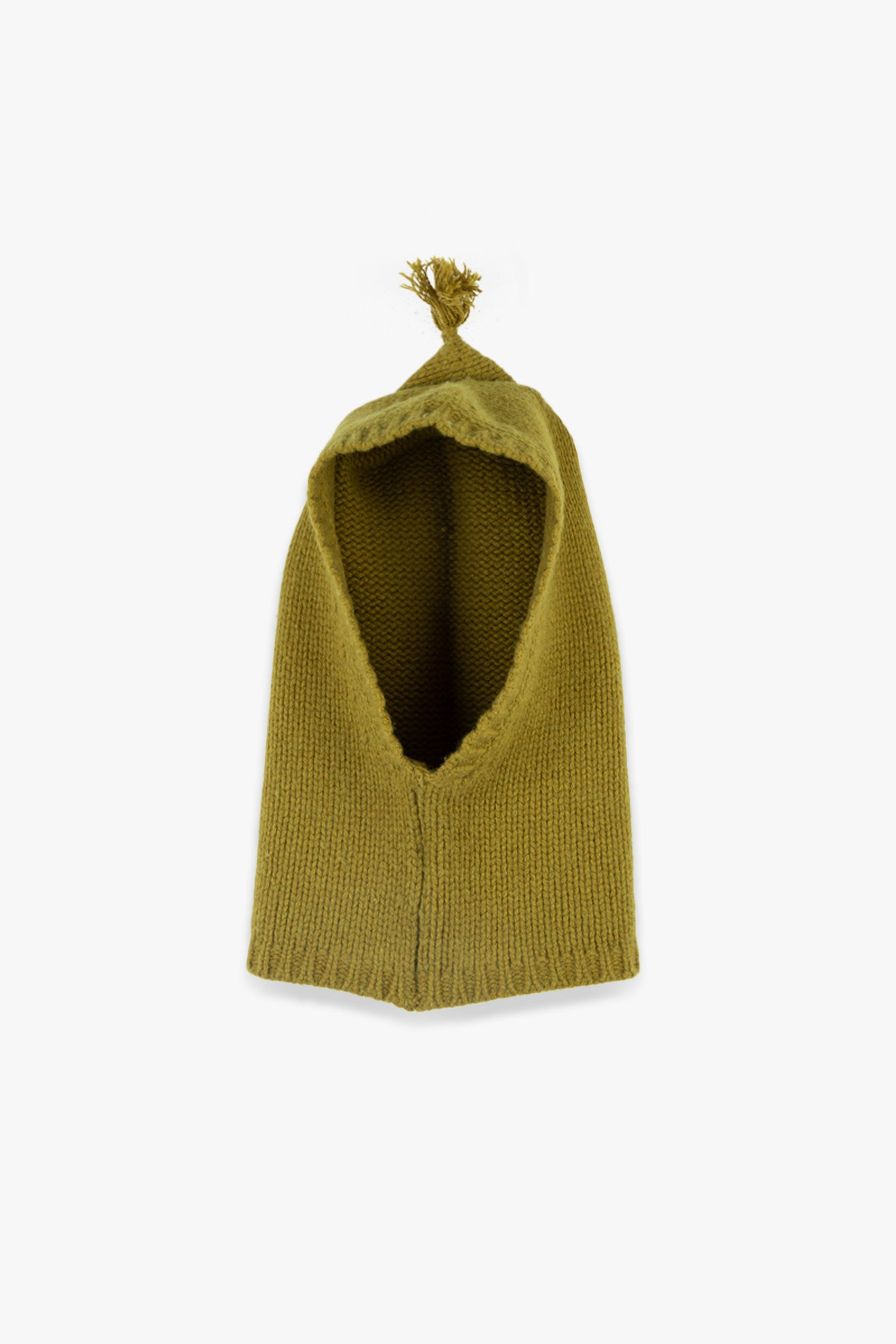 Cagoule - Vert en tricot