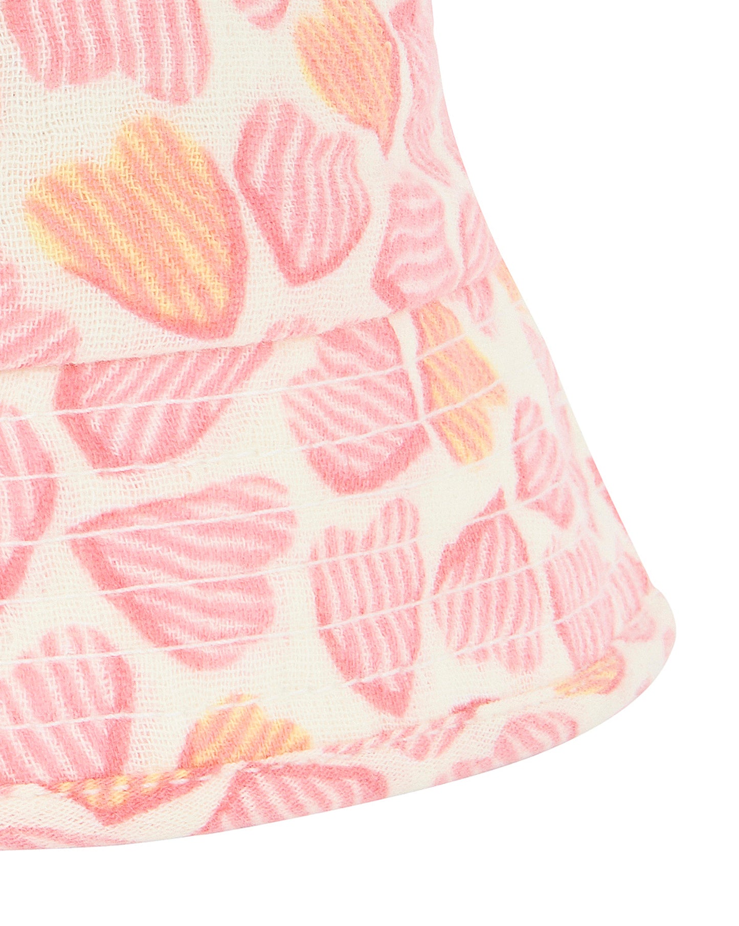 Bob - Ascot rose double gaze de coton