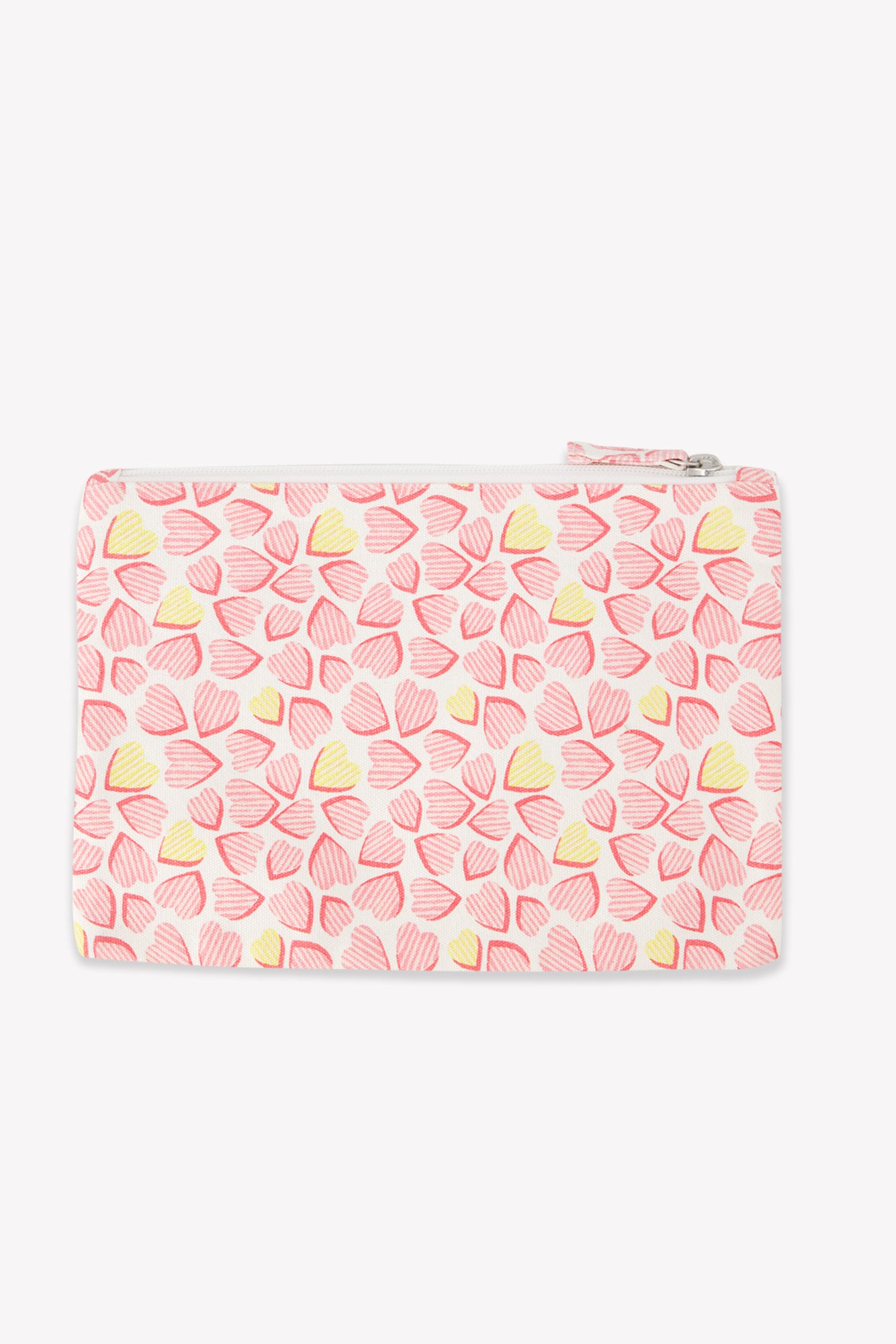 Case - Thaïs Pink cotton canvas Printe