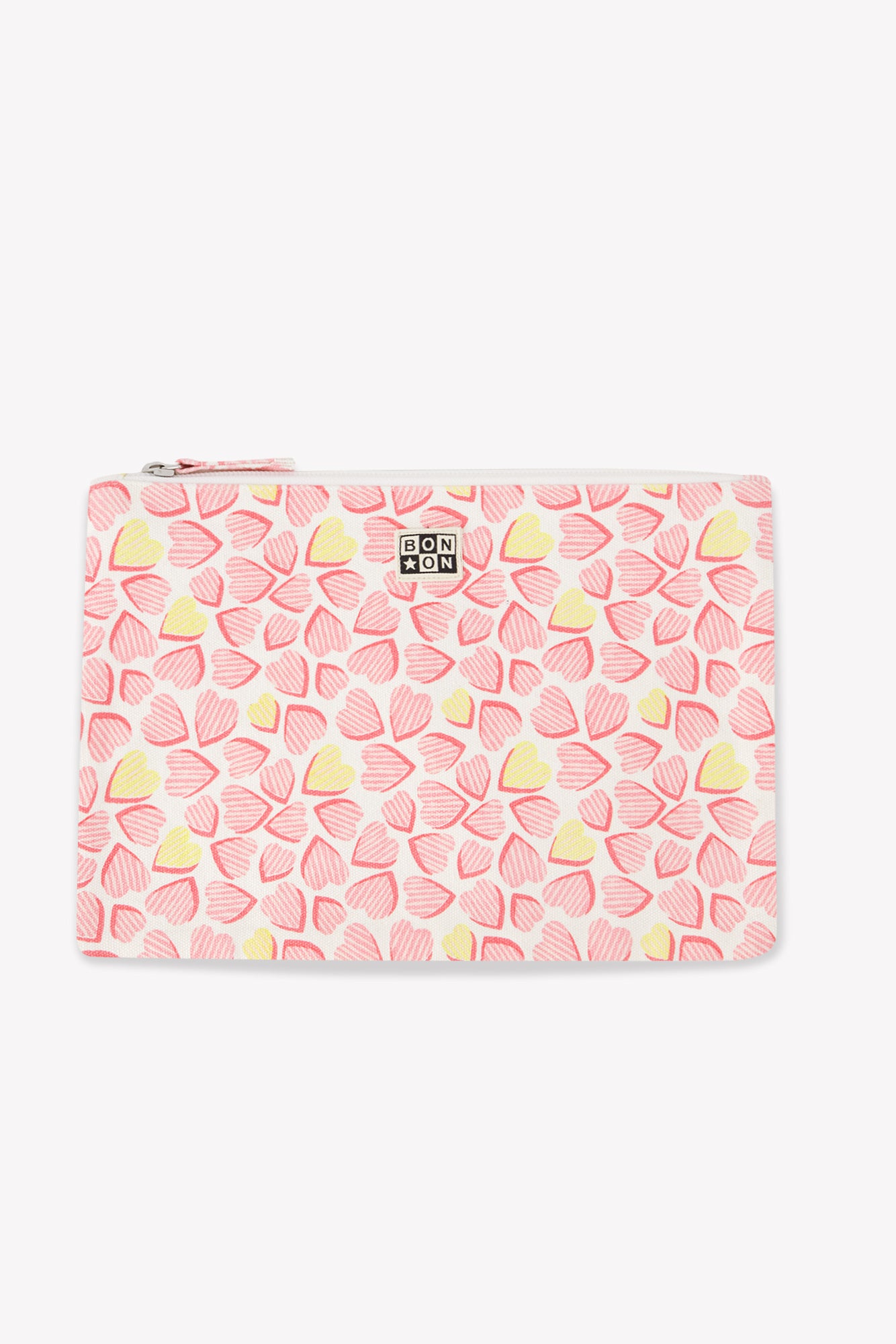Case - Thaïs Pink cotton canvas Printe