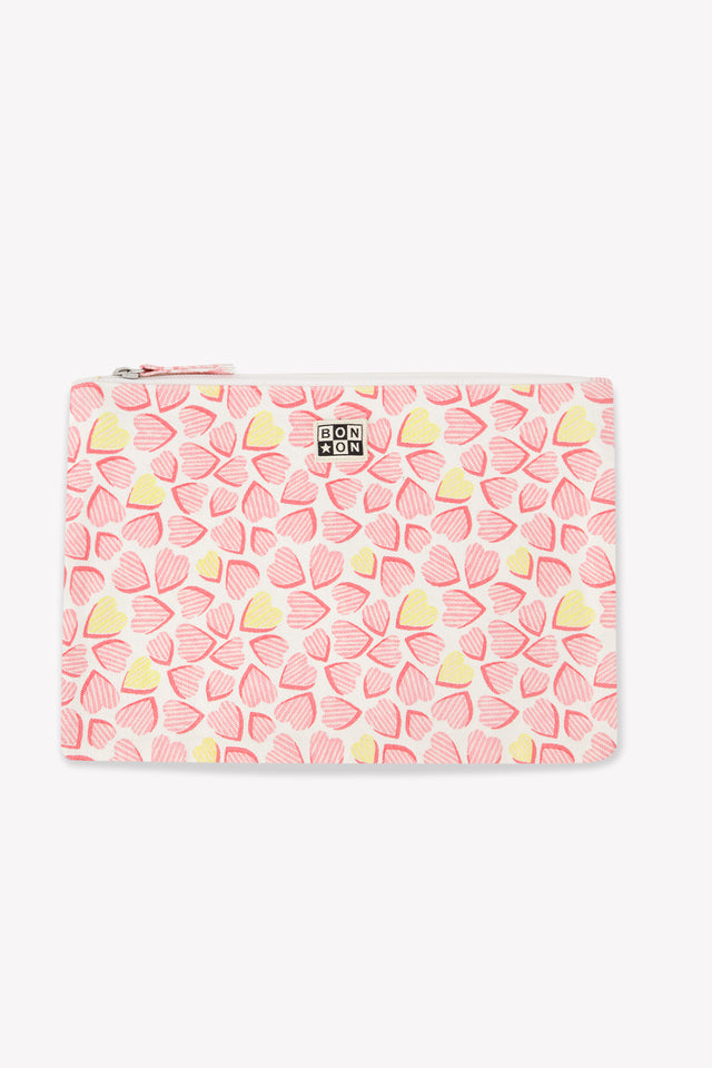 Case - Thaïs Pink cotton canvas Printe - Image principale