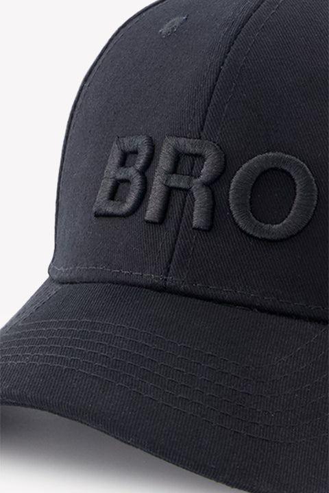 Casquette - Coach Bro noire coton BONTON + RON DORFF - Image principale