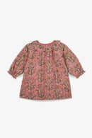 Robe - Damour rose Bébé voile de coton lurex