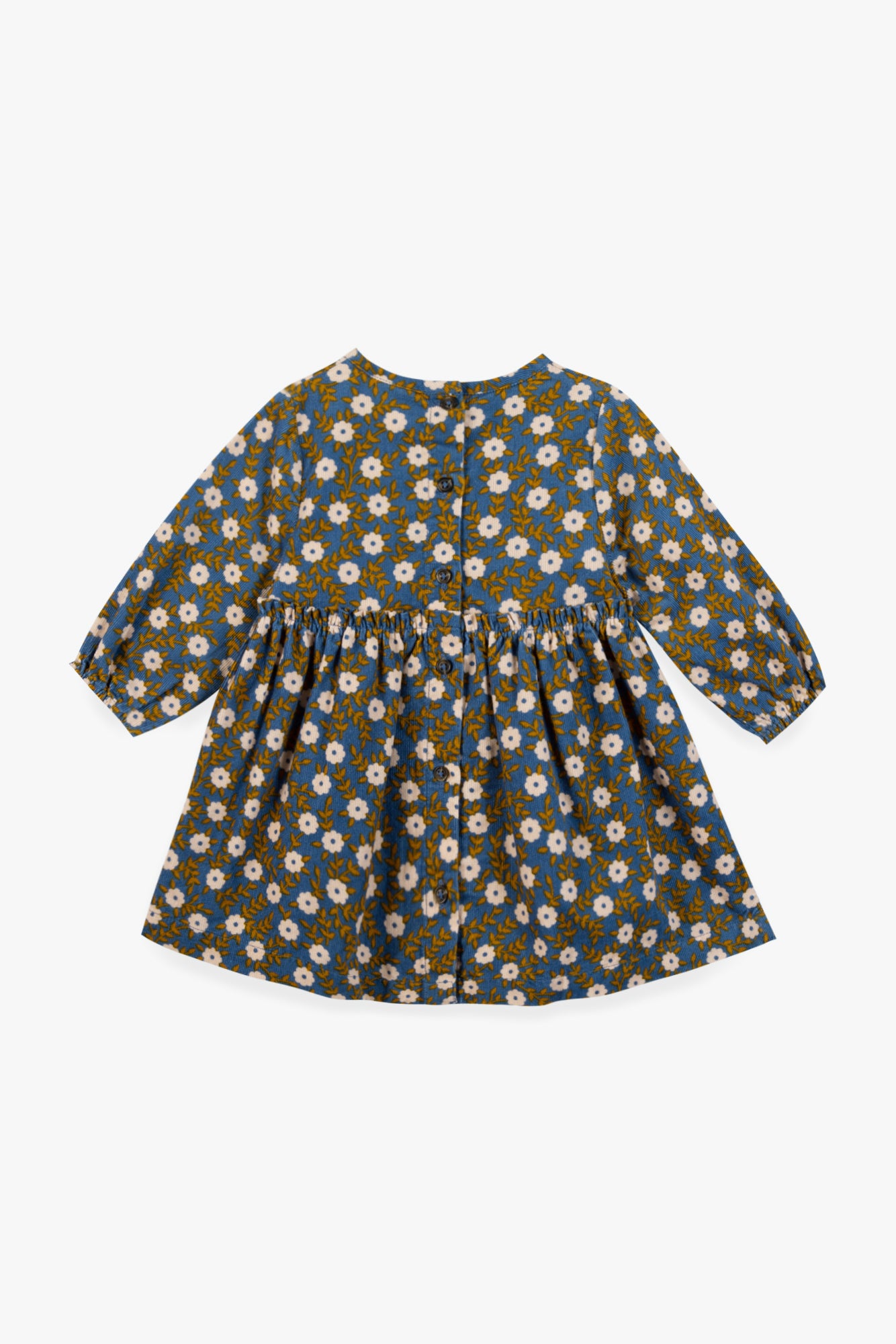 Robe - Dada bleu imprimé fleuri