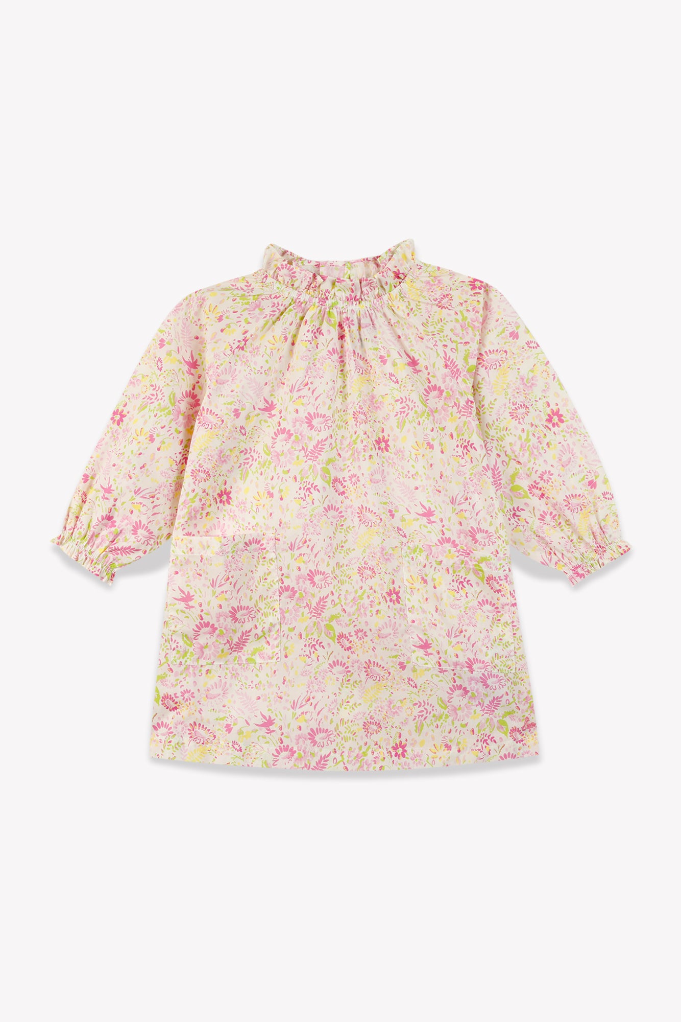 Dress - Dahli Flowers Baby cotton sail