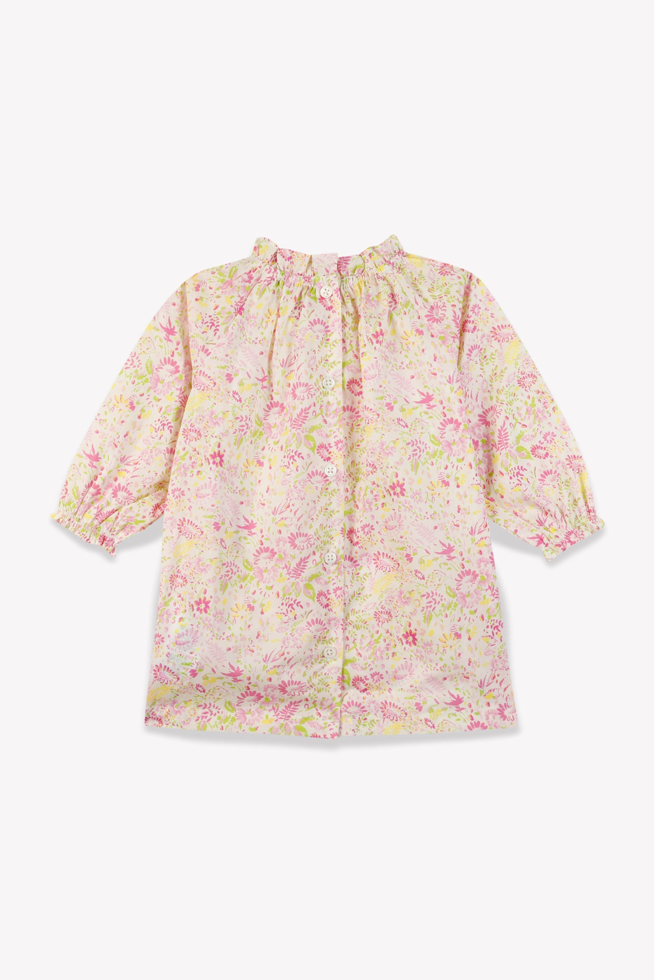 Dress - Dahli Flowers Baby cotton sail