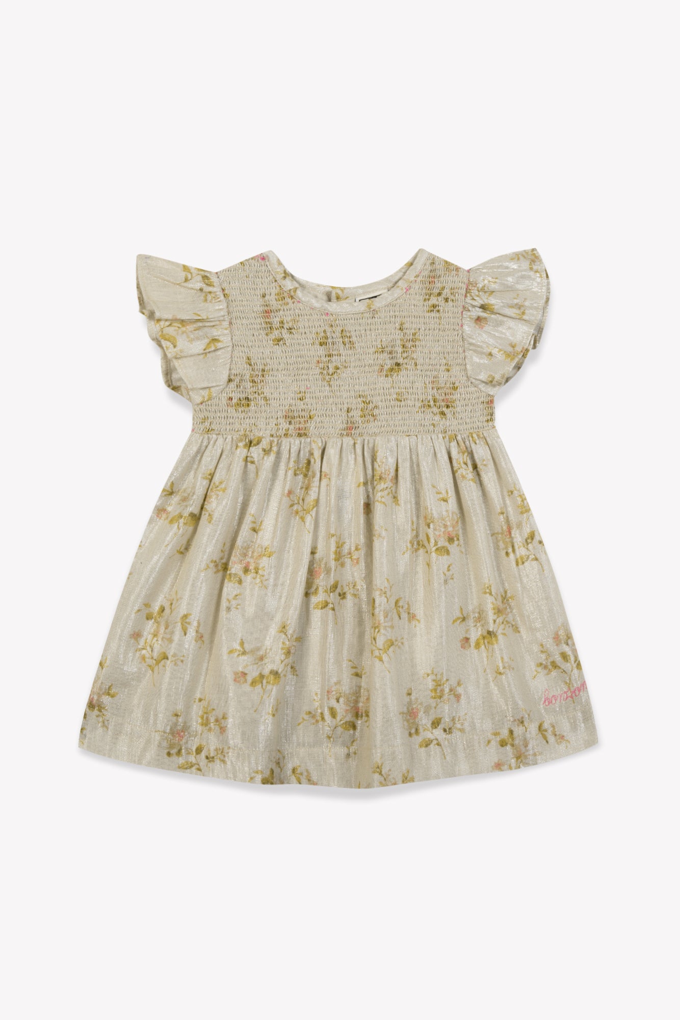 Robe - Ella rose Bébé voile coton imprimé et lurex