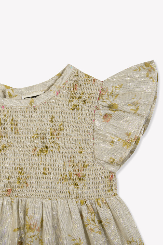 Dress - Ella Pink Baby cotton sail Print and lurex - Image alternative