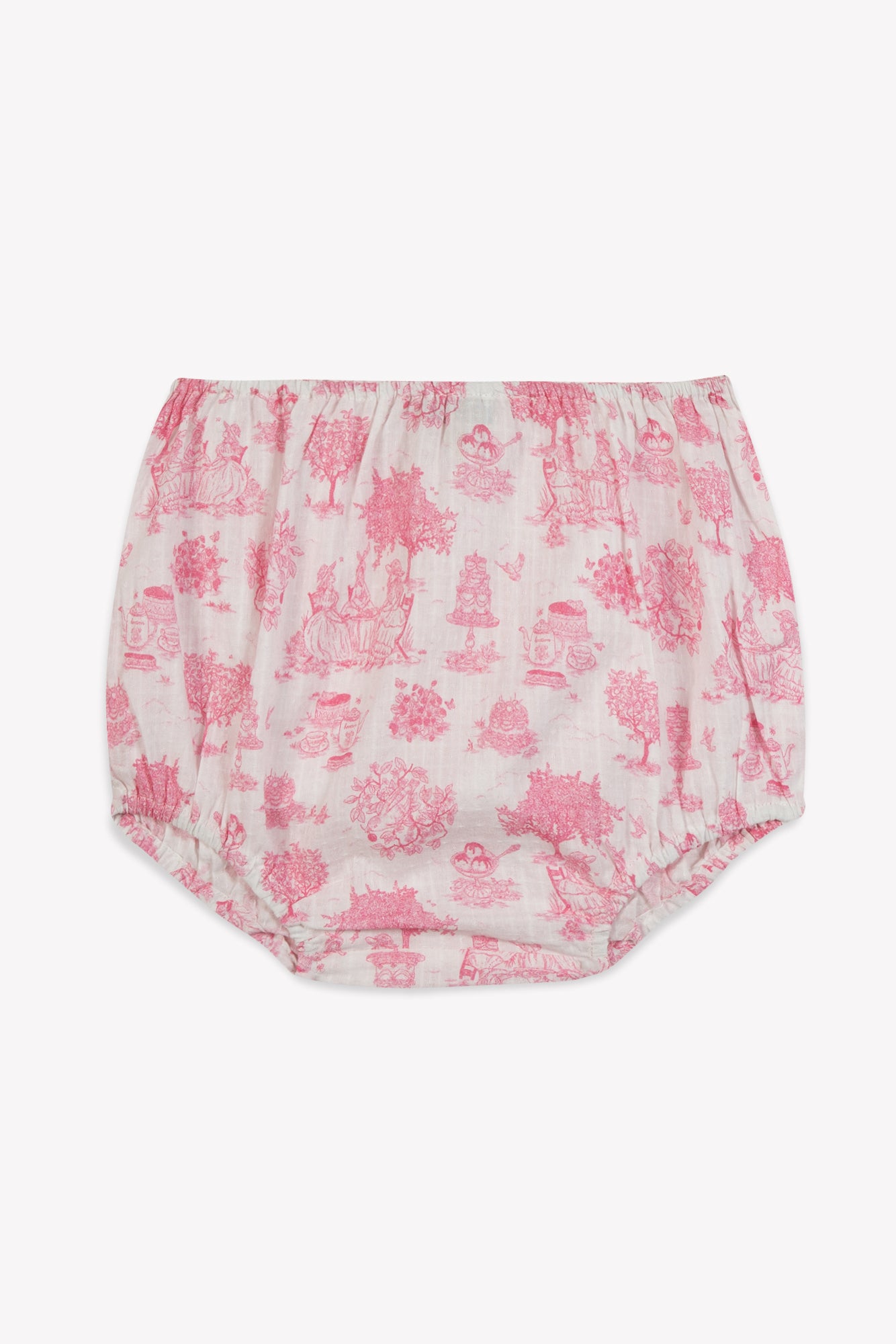 Bloomer - Idol Pink Baby Cotton shaped Print Jouy