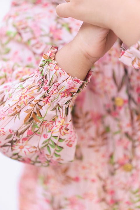 Robe - Heidi fleur Edelweiss rose - Image principale