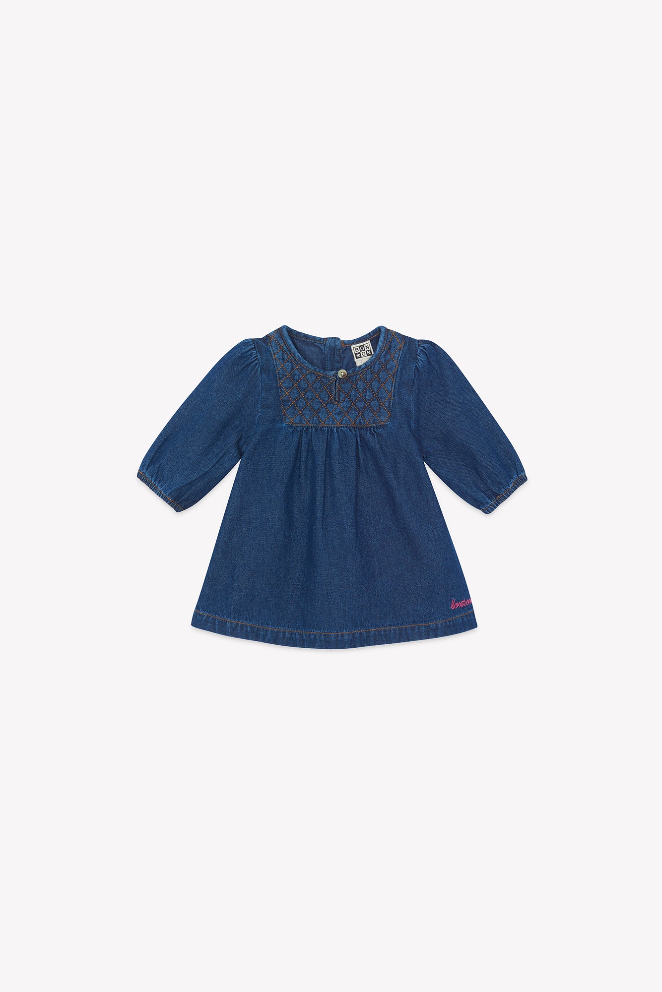 Dress - Chambray dragee Blue quilted