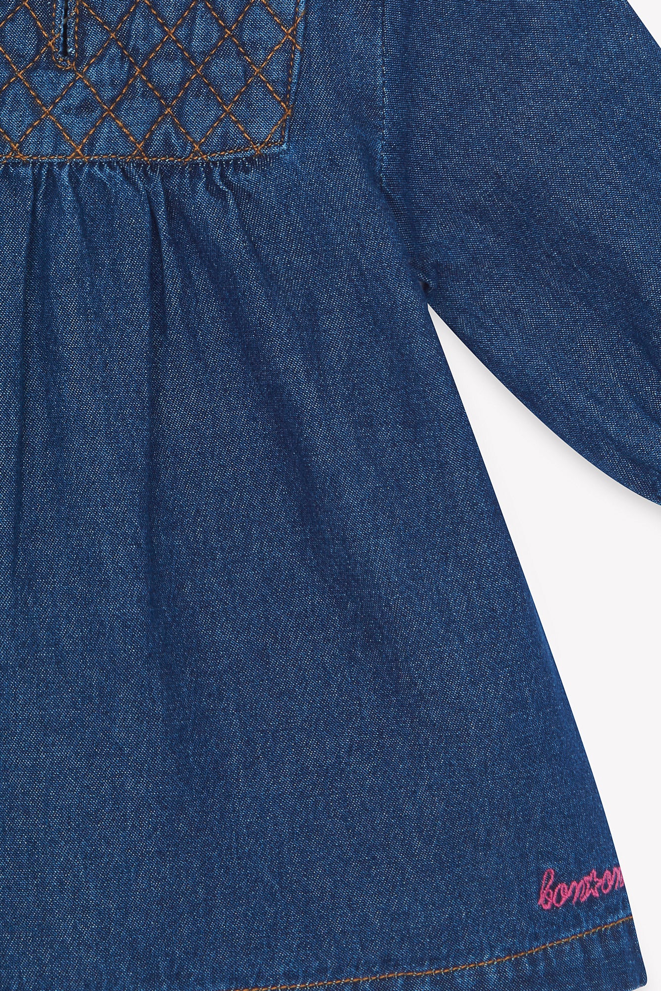 Dress - Chambray dragee Blue quilted