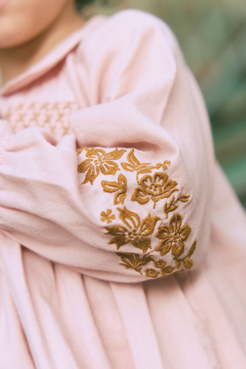 Robe - Rose 100% coton - Image principale