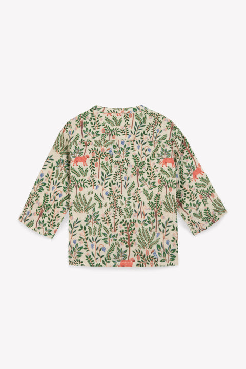 Chemise - Gabin savane Bébé double gaze coton imp - Image principale