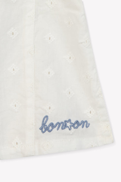 Blouse - White Kurta Baby Cotton shaped - Image principale