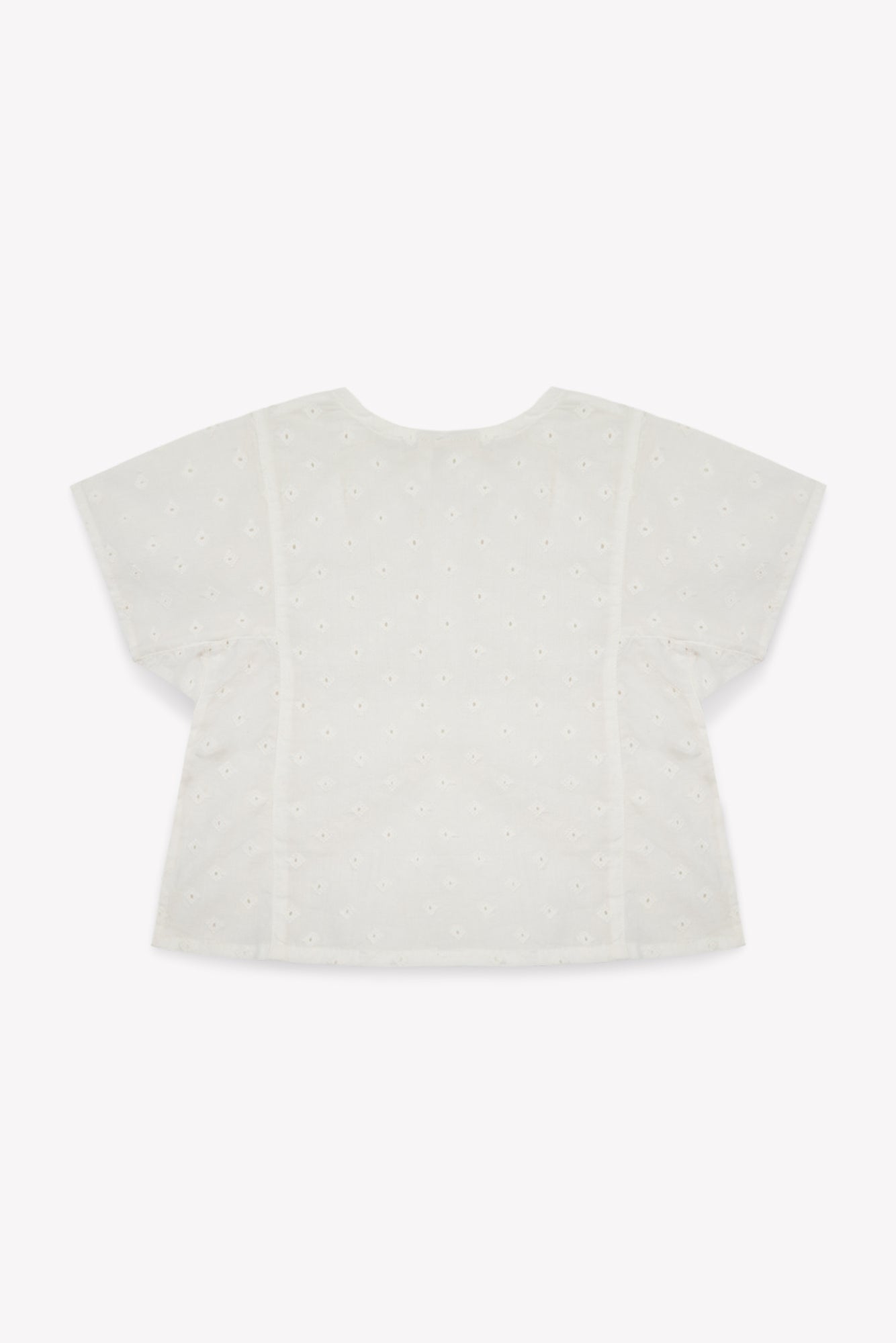 Blouse - White Kurta Baby Cotton shaped