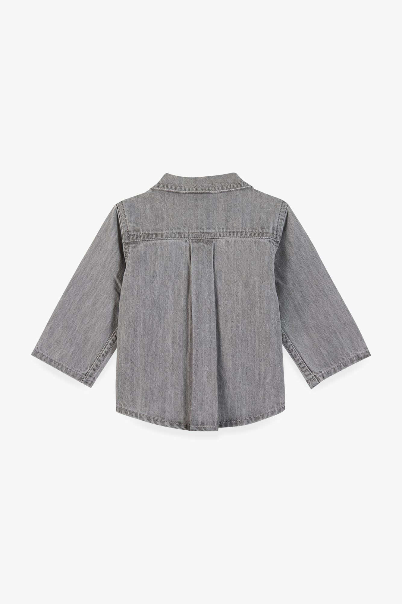 Chemise - Pan chambray gris