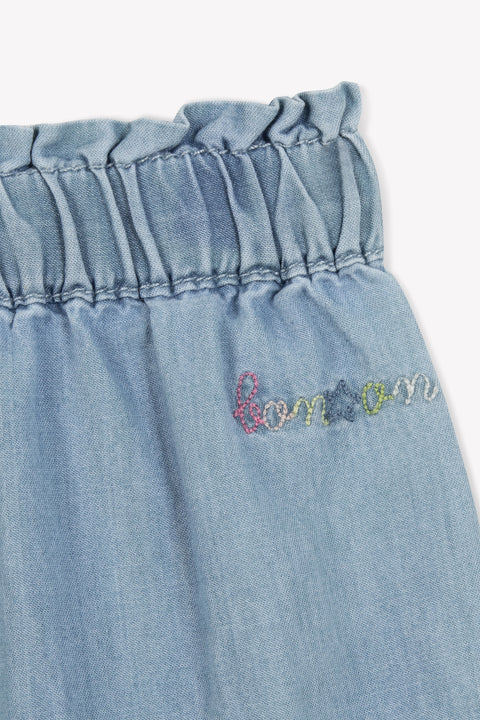 Pantalon - Biscotte bleu Bébé chambray - Image principale