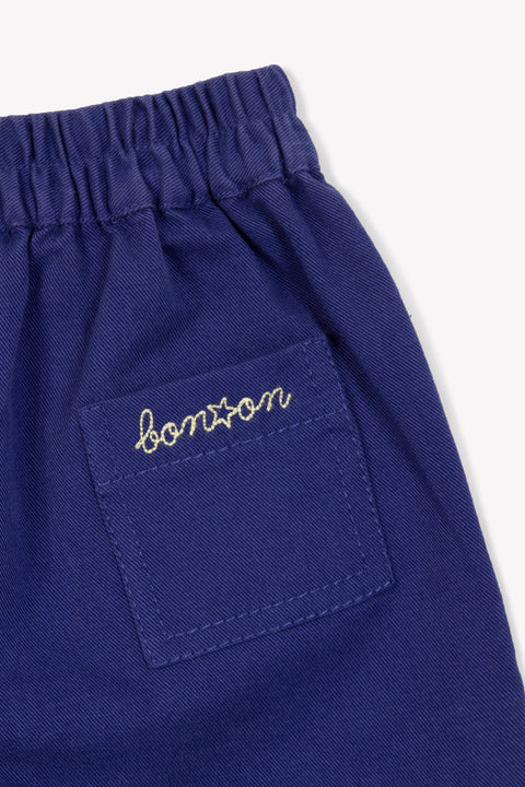 Pantalon - Gino bleu Bébé coton base worker - Image principale