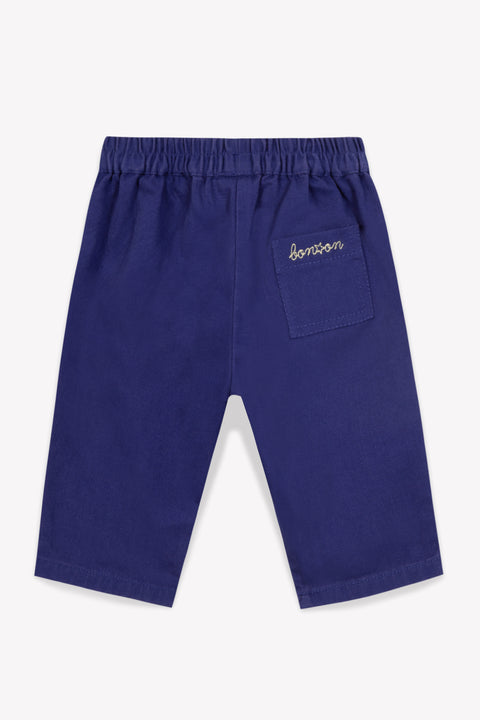 Pantalon - Gino bleu Bébé coton base worker - Image principale