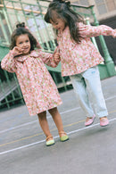 Blouse - Flower Edelweiss rose clair