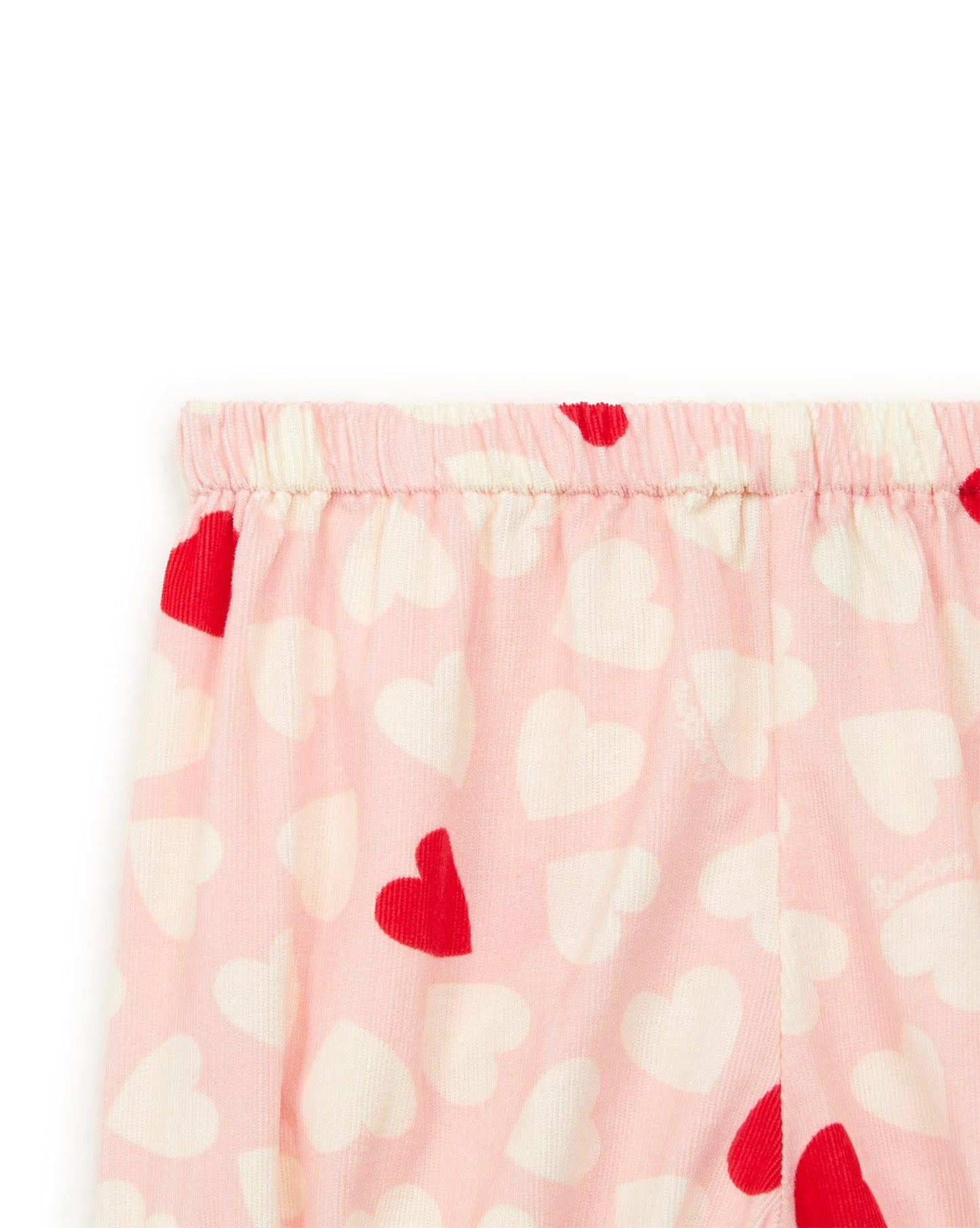 Bloomer - rose Bébé à coeur en mini velours