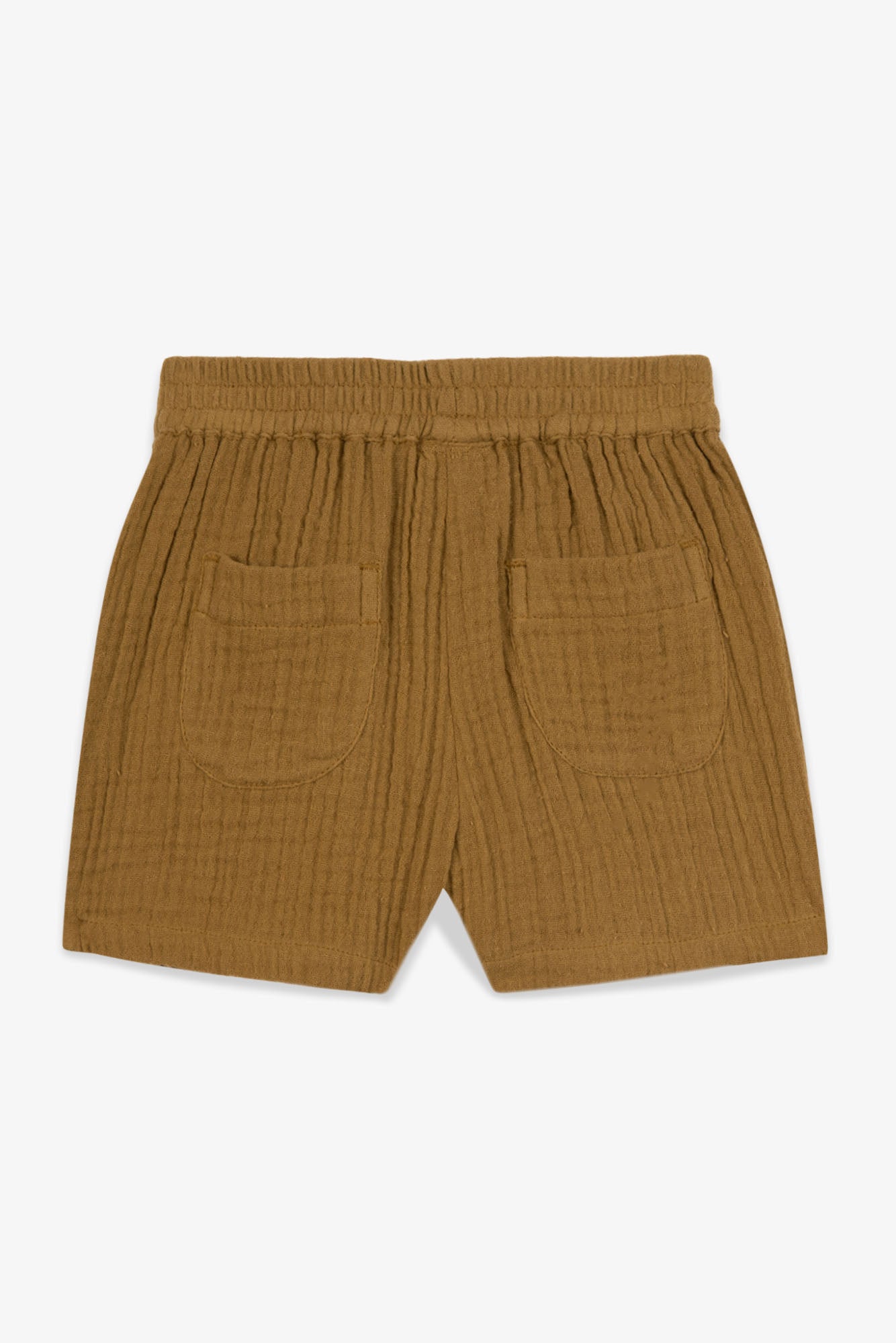 Short - Ramb marron Bébé gaze de coton organique