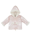 Manteau - Camion rose bébé en nylon irisé