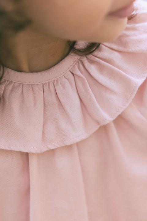 Blouse - Hugoline rose clair 100% coton - Image principale