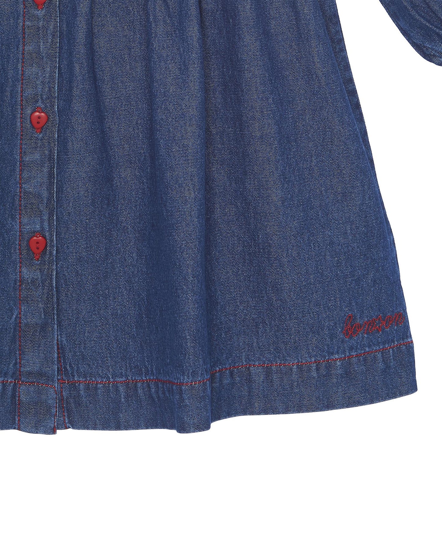 Robe - Huguette bleue en denim