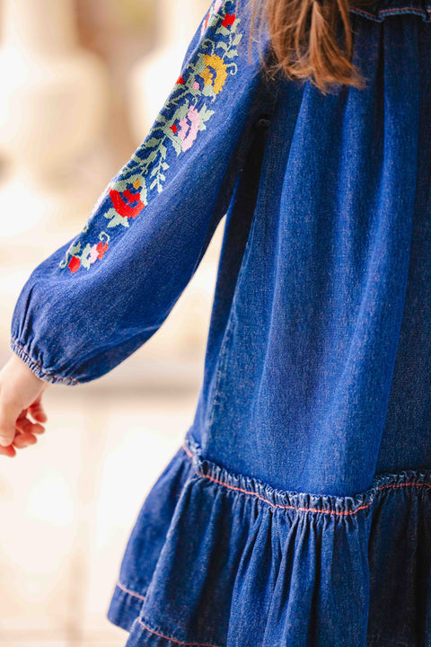 Robe - Daria brute chambray coton - Image principale