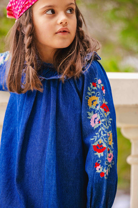 Robe - Daria brute chambray coton - Image principale