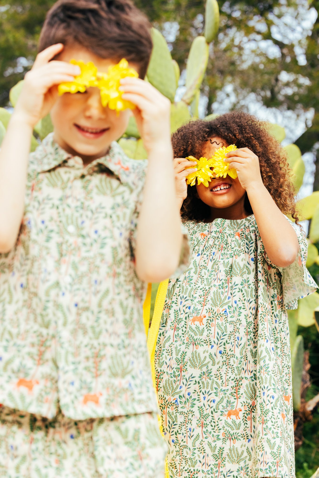 Chemise Coton Chemise Jaune Enfant Chemise Ice Savane Double Gaze